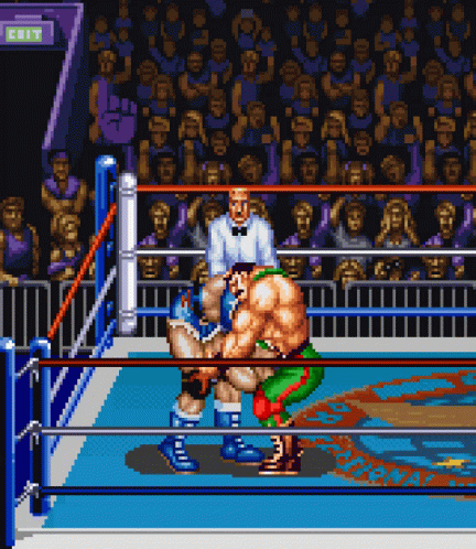 Saturday Night Slam Masters Wrestling GIF