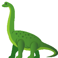 Sauropod Nature Sticker