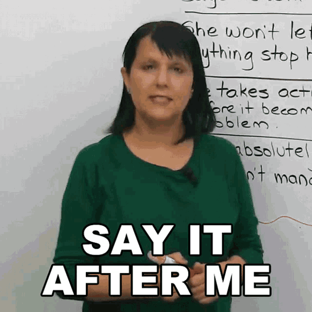 Say It After Me Rebecca GIF