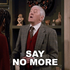 Say No More Alan Cornwall GIF. This 283 x 284 animated GIF is part of our i said what i said collection. Created by paramountplus. View the original…