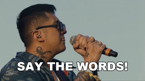 Say The Words Cuco GIF