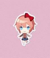 Sayori Chibi Joe Rigney GIF