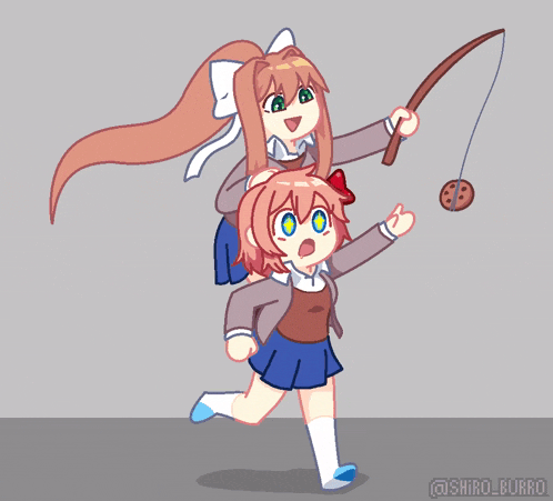 Sayori Monika GIF