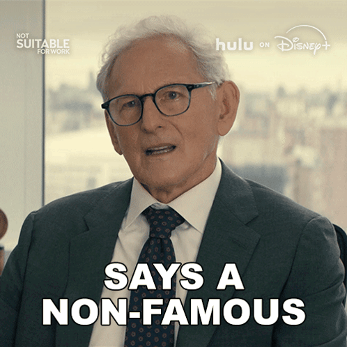 Says A Non-famous Loser Wes Dryden GIF