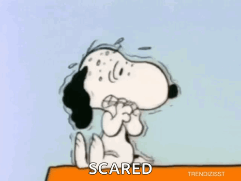 Scared Afraid GIF
