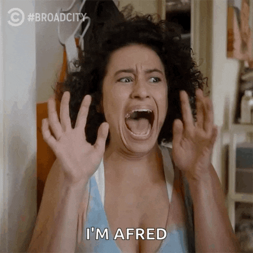 Scared Afraid GIF