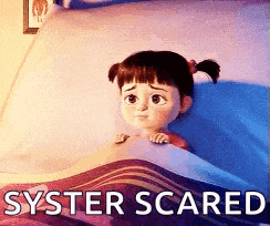 Scared Boo GIF