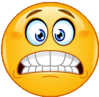 Scared Emoji Sticker