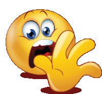 Scared Emoji Sticker