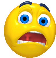 Scared Emoji Sticker