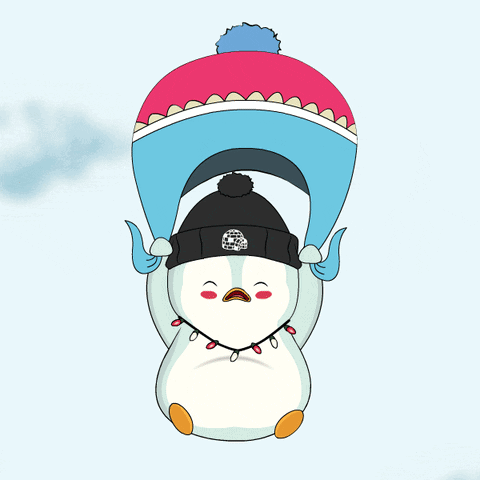 Scared Penguin GIF