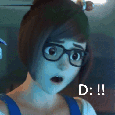 Scared Shock GIF. This 377 x 377 animated GIF is part of our mei overwatch collection. Related themes include gasp, scared, shock. Created by warennn. View…