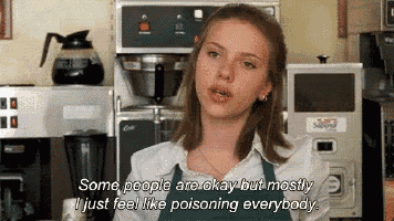 Scarlett Johansson Annoyed GIF