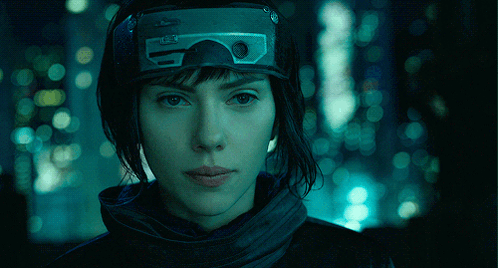 Scarlett Johansson Ghost In The Shell GIF