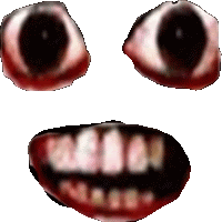 Scary Face Nexbot Sticker