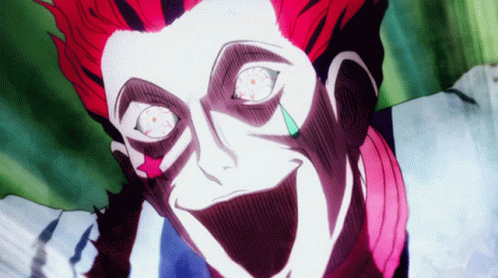 Scary Hisoka GIF