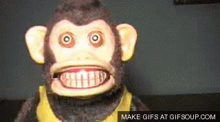 Scary Monkey GIF