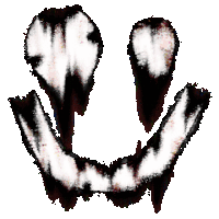 Scary Red Sticker