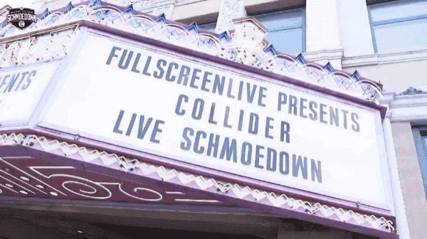 Schmoedown Collider GIF