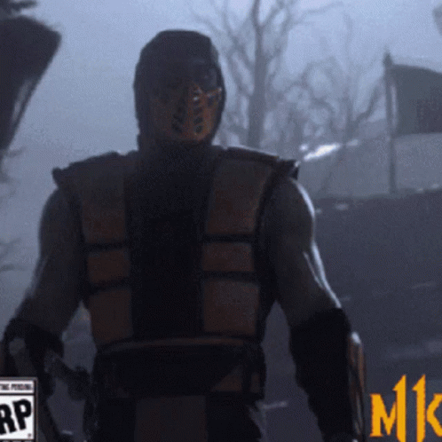 Scorpion Mortal Kombat GIF. This 498 x 498 animated GIF is part of our scorpion get over here collection. Created by yyeyeyeteye. View the original…