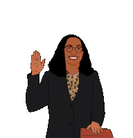 Scotus The First Black Woman On The Us Supreme Court Sticker