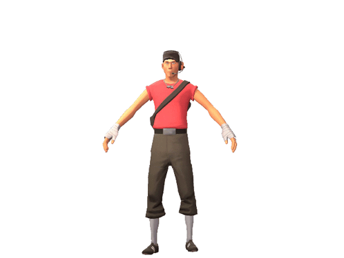 Scout Tf2 Photoshop GIF. This 498 x 374 animated GIF is part of our gabe newell collection. Related themes include awesome, cool, tf2. Created by…
