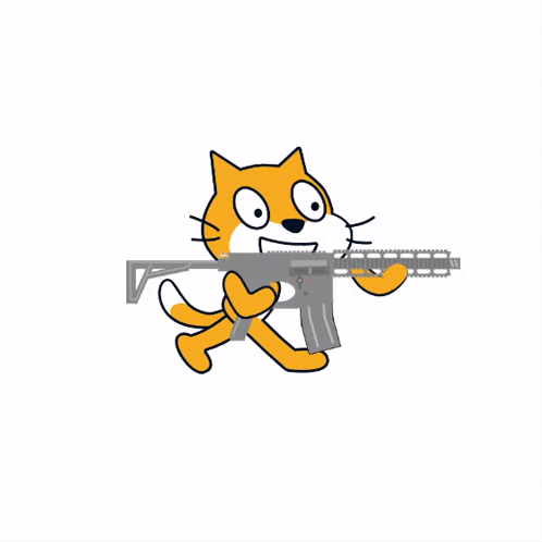 Scrach Cat GIF