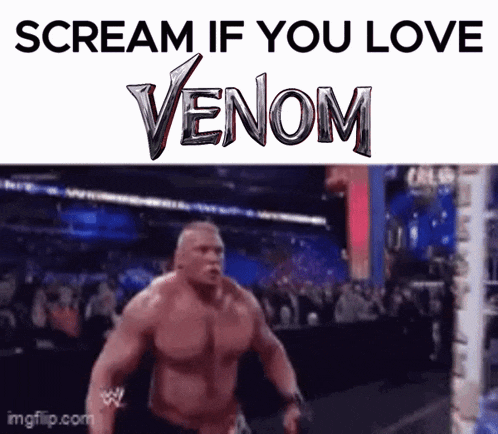 Scream Scream If You Love Venom GIF