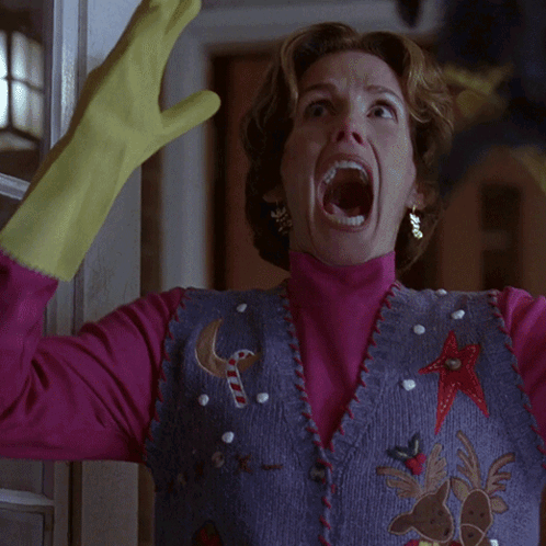 Screaming Carol Brander GIF