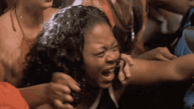 Screaming Fans Trippin Movie GIF