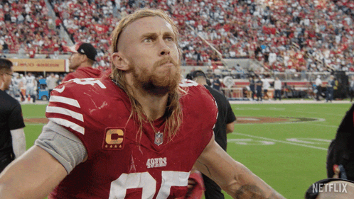 Screaming George Kittle GIF. This 498 x 281 animated GIF is part of our 49ers collection. Related themes include screaming. Created by Receiver. View the…