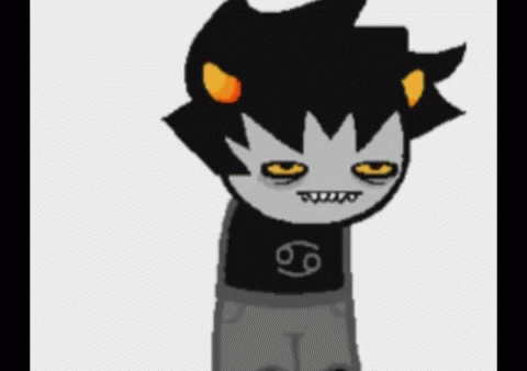 Screams GIF. This 480 x 338 animated GIF is part of our homestuck eyebrow wiggle collection. View the original animation, share it, or browse related GIFs.