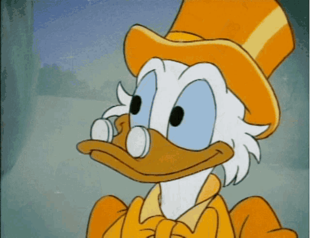 Scrooge Mcduck Heart Eyes GIF