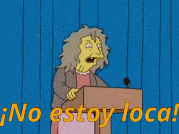 Señora De Los Gatos Dando Un Discurso GIF. This 360 x 270 animated GIF is part of our gattara simpson collection. Related themes include gatos. View the…