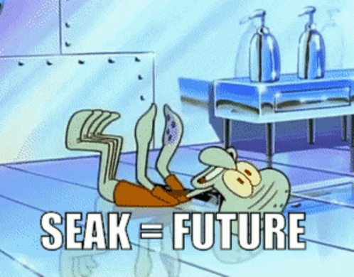 Seak Seakw GIF. This 498 x 390 animated GIF is part of our squidward future collection. Created by SEAKNFT. View the original animation, share it, or browse…