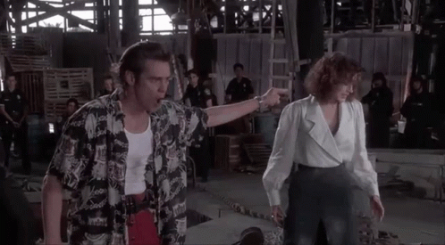 Sean Young Jim Carrey GIF. This 498 x 275 animated GIF is part of our einhorn is finkle collection. Related themes include ace ventura, jim carrey. Created…