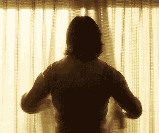 Sebastian Stan Window GIF