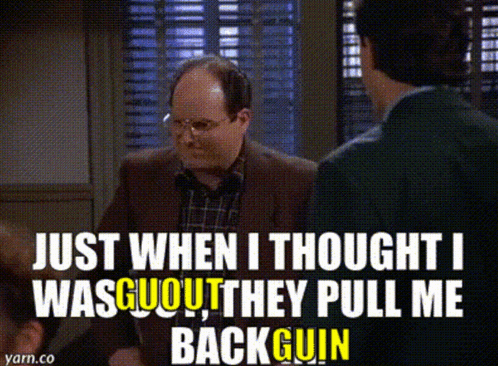 Seinfeld Costanza GIF. This 498 x 366 animated GIF is part of our just when i thought i was out collection. Related themes include penguin, seinfeld…