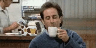 Seinfield Coffee GIF