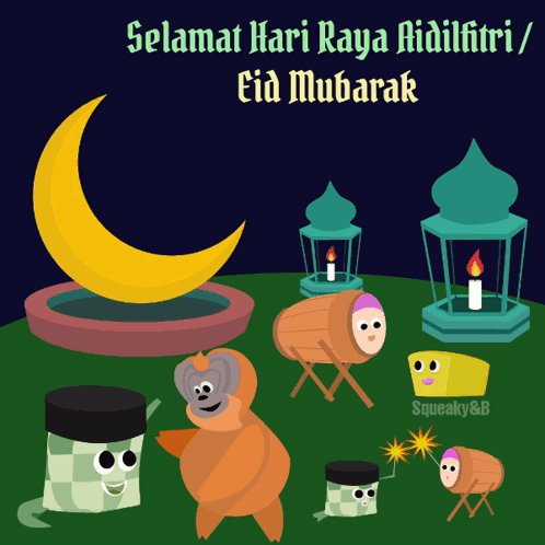 Selamatharirayaaidilfitri Eidmubarak GIF. This 498 x 498 animated GIF is part of our selamat hari raya collection. Created by SqueakyandB. View the original…