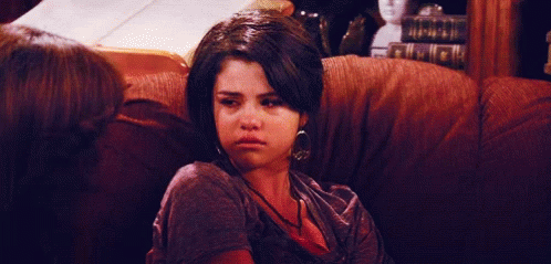 Selena Gomez Tears GIF