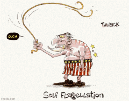 Self Flagellation Noo GIF. This 498 x 390 animated GIF is part of our self flagellation collection. Related themes include stupid. Created by Photocal. View…