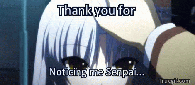 Sempai Iwasnoticed GIF