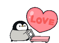 Sending Love Cute Sticker