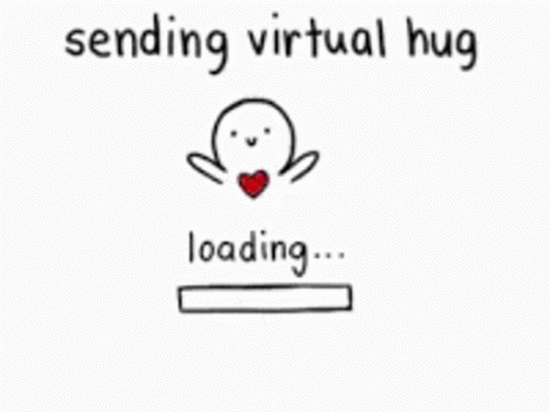 Sending Virtual Hug Love GIF