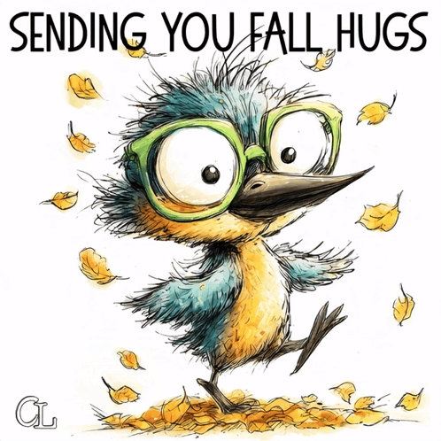 Sending You Fall Hugs Sending Hugs GIF. This 498 x 498 animated GIF is part of our fall collection. Related themes include autumn, bird, cute. Created by…