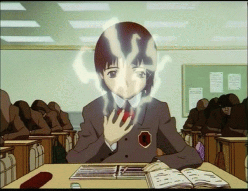 Serial Experiments Lain Lain GIF. This 498 x 385 animated GIF is part of our mano escribiendo collection. Related themes include serial experiments lain…