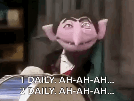 Sesame Street The Count GIF