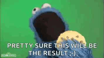 Sesamestreet Cookiemonster GIF