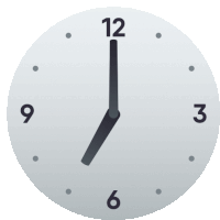 Seven O Clock Symbols Sticker